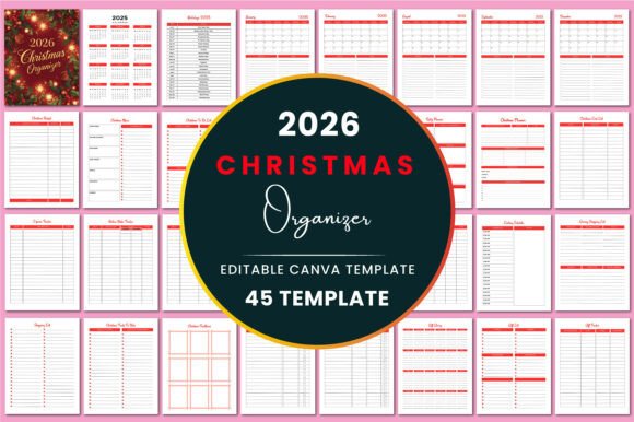 2026 Christmas Organizer KDP Interior