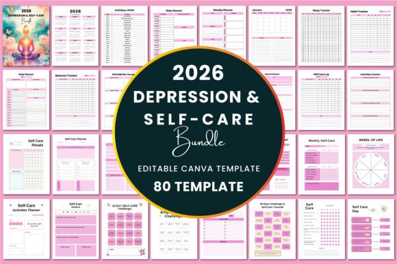 2026 Depression Self-Care Bundle KDP