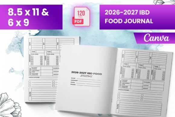 2026–2027 IBD Food Journal KDP