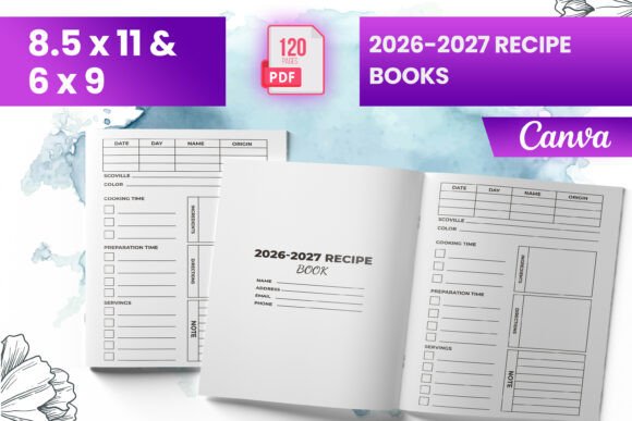 2026–2027 Recipe Books KDP