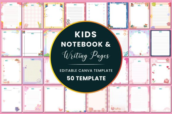 Kids Notebook Writing Pages KDP