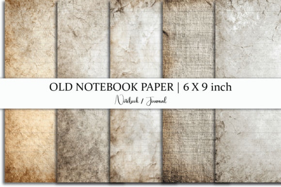 Vintage Lined Paper Template